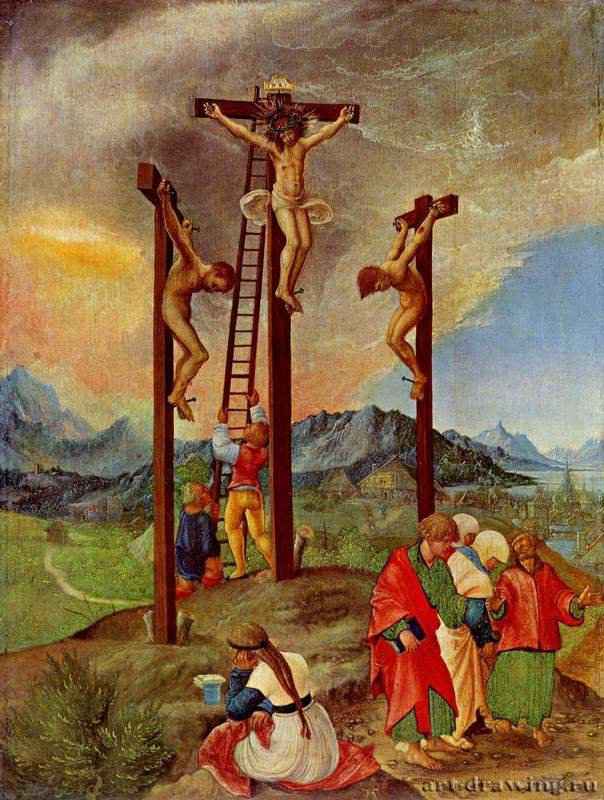 Распятие Христа. 1526 - Crucifixion of Christ. 1526
28,7 x 20,8 смДеревоВозрождениеГерманияБерлин. Картинная галереяДунайская школа