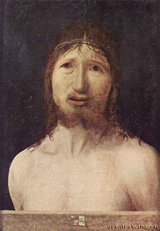 Ecce Homo (Се человек). 1470 - Ecce Homo (Behold the man). 1470
42,5 x 30,5 смДеревоВозрождениеИталияНью-Йорк. Музей Метрополитен