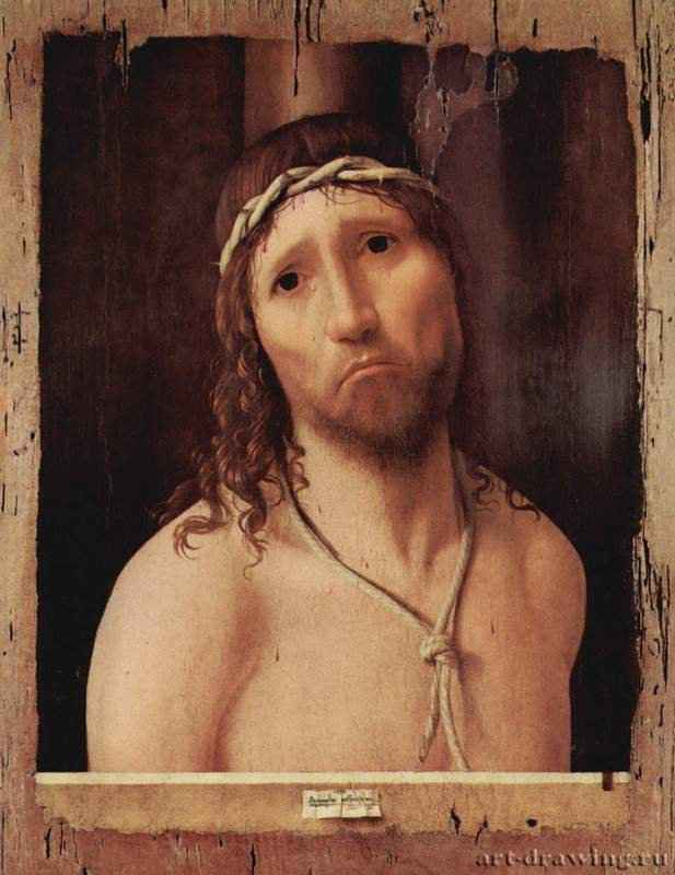 Ecce Homo (Се человек). 1473 * - Ecce Homo (Behold the man). 1473 *
48,5 x 38 смДерево, маслоВозрождениеИталияПьяченца. Городской музей