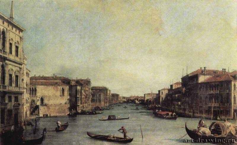 Ll Canal Grande (Большой канал) - 1730-1750 *Холст, маслоВенецианский стиль 18 векаИталияФлоренция. Галерея Уффици