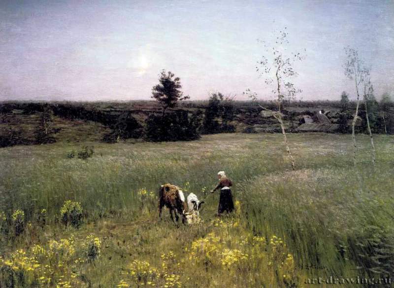 Сумерки - 189752 х 70 смХолст, маслоРеализмРоссияМосква. Государственная Третьяковская галерея